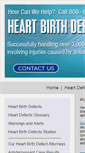 Mobile Screenshot of heartbirthdefect.com